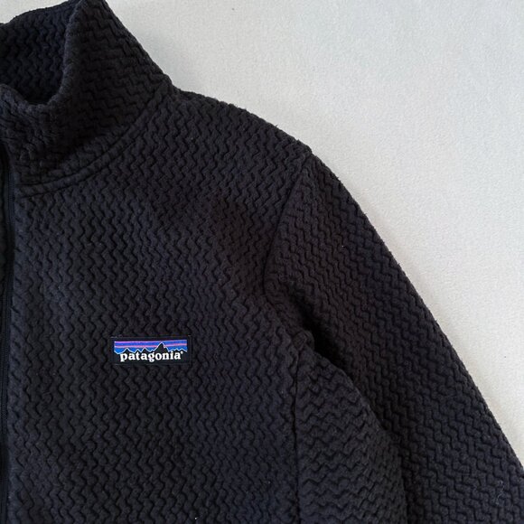New Patagonia R1 Air 1/2 Zip Neck Women's L Black Pullover Fleece Jacket $130 - Picture 7 of 14